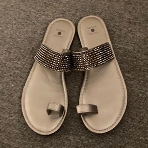 Rhinestone  Beaded Sandle Size 8